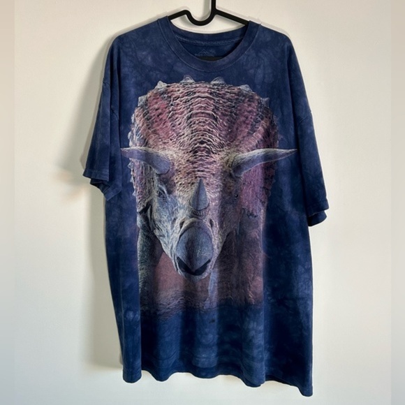 The Mountain Other - The Mountain Charging Triceratops Dinosaur All Over Print Shirt Mens Size  XL